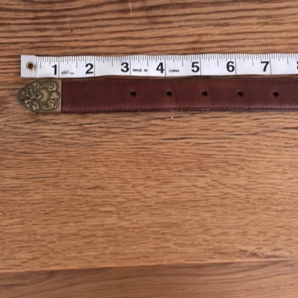 Brighton Brown Leather Western Belt main image 6